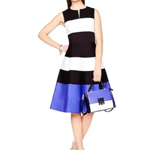 kate spade Dresses & Skirts - Kate Spade Corley Stretch Cotten Striped
Dress Size 2